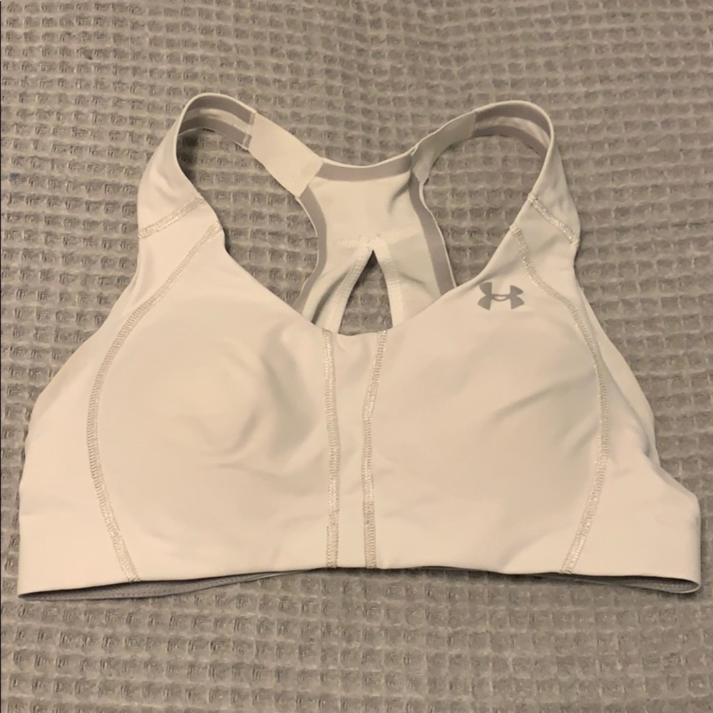 Under Armour White Sports Bra